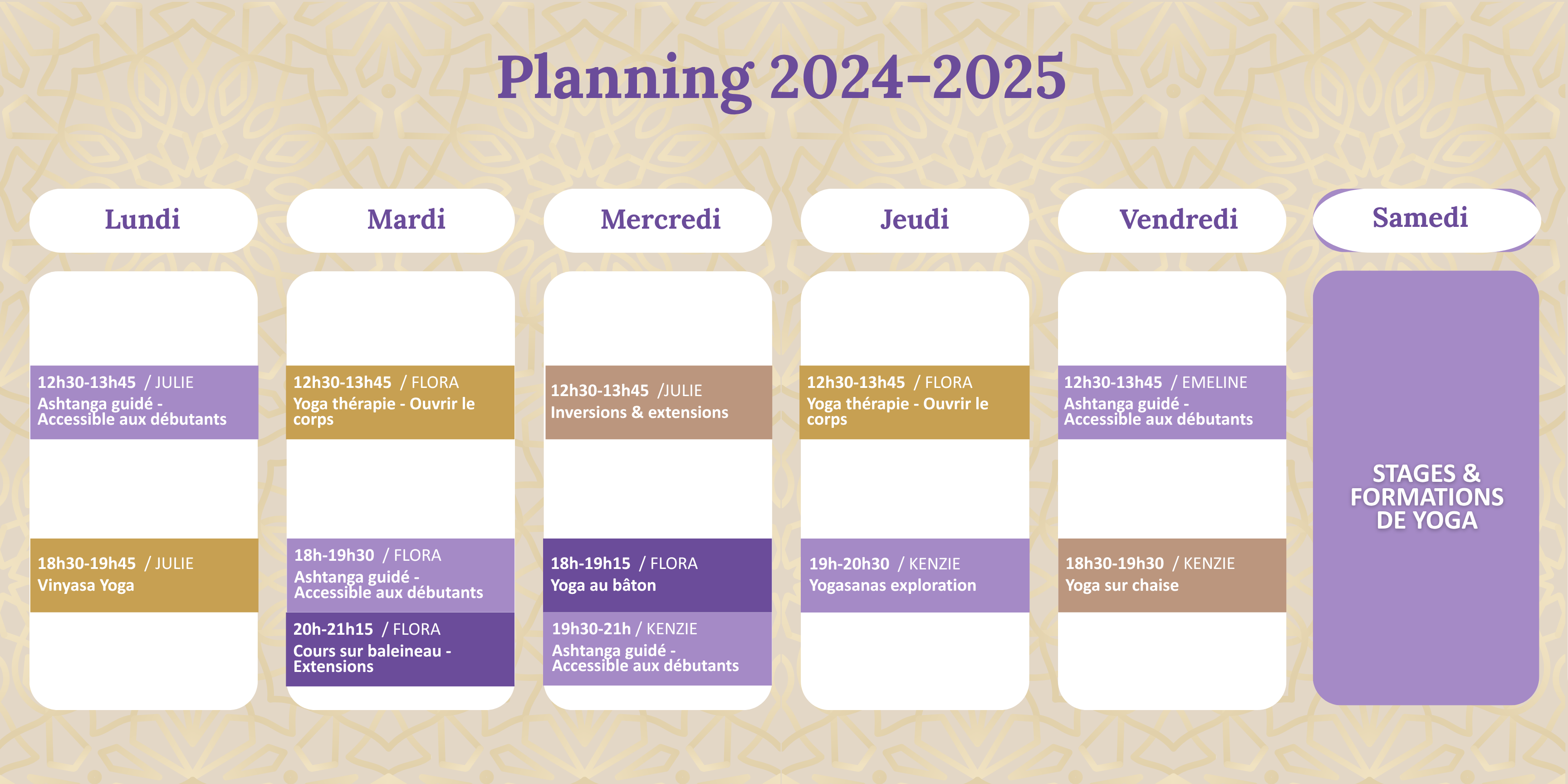 Planning 2024-2025