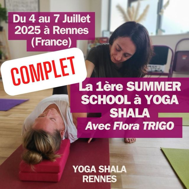 Rendez-vous du 4 au 7 Juillet prochains, pour 4 jours d’approfondissement des différents aspects du yoga avec @merveilleusetrangete 

Cette édition est complète, merci à tous de votre intérêt.

#yoga #rennes #yogarennes #rennesyoga #rennesmaville #yogashalarennes #yogalife #yogabretagne #yogafrance #stageyoga #formationyoga